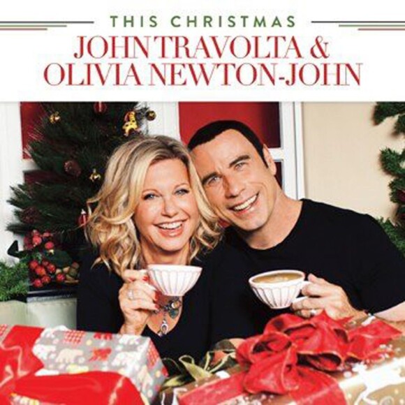 La pochette de l'album de John Travolta et Olivia Newton-John, This Christmas.