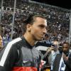 Zlatan Ibrahimovic lors du match entre l'Olympique de Marseille et le PSG le 7 octobre 2012 à Marseille