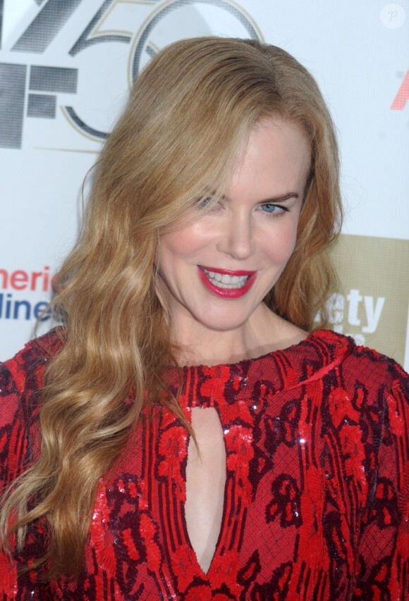 Nicole Kidman, honorée lors du gala de la Film Society of Lincoln Center à New York, le 3 octobre 2012.