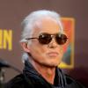 Jimmy Page, guitariste de Led Zeppelin, à la première de Celebration Day au Ziegfeld Theatre de New York, le 9 octobre 2012.