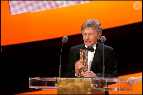 Roman Polanski à la 36e cérémonie des César le 25 février 2011.