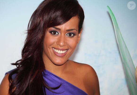 Amel Bent à Paris, le 2 octobre 2012.