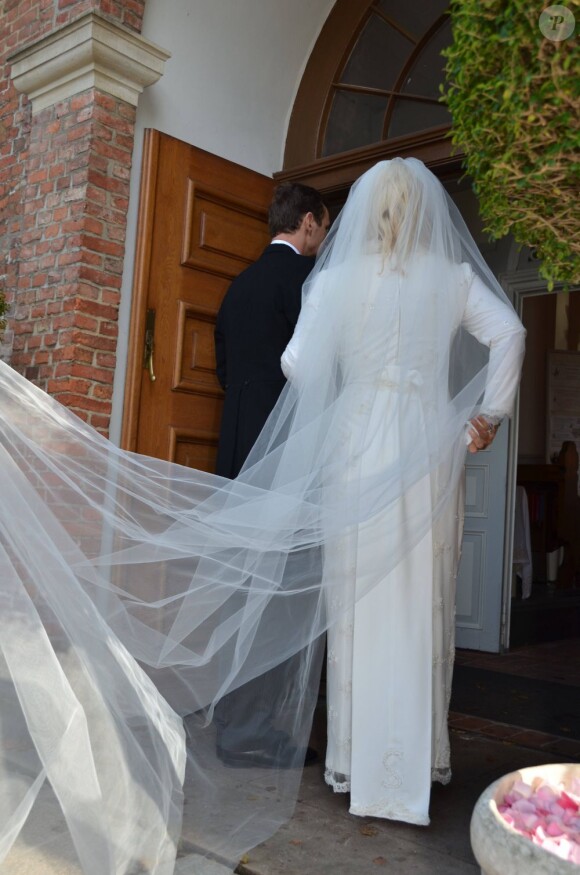 La duchesse Rixa d'Oldenburg célébrait samedi 13 octobre 2012 son mariage avec Stephan Sanders, à Hambourg.