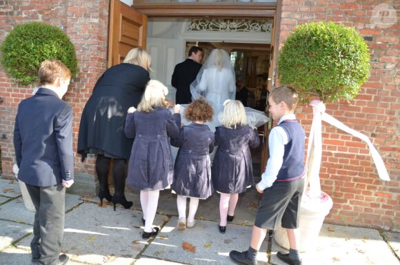 La duchesse Rixa d'Oldenburg célébrait samedi 13 octobre 2012 son mariage avec Stephan Sanders, à Hambourg.