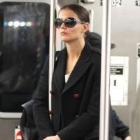 Katie Holmes : Une New-Yorkaise incognito dans le métro !