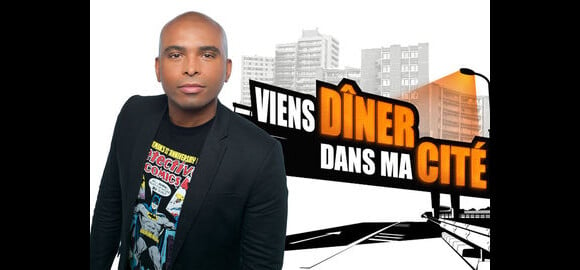 Ali Rebeihi, le présentateur de Viens dîner dans ma cité sur France 4 - septembre 2012.