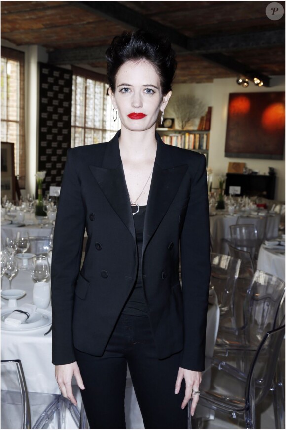 Eva Green au déjeuner Montblanc pour la présentation de la collection L'Aubrac à Paris le 16 octobre 2012.