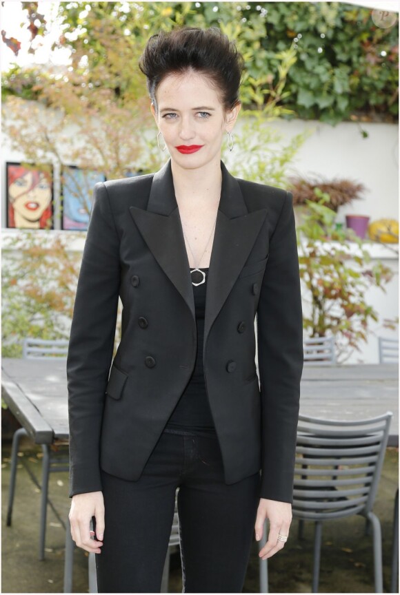 Eva Green était présente au déjeuner Montblanc pour la présentation de la collection L'Aubrac à Paris le 16 octobre 2012.