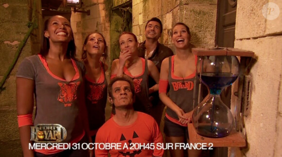 Quatre sublime Miss dans Fort Boyard Halloween, le mercredi 31 octobre 2012 sur France 2