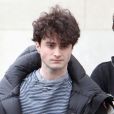 Daniel Radcliffe sur le tournage de Kill Your Darlings le 11 avril 2012 à NEw York
