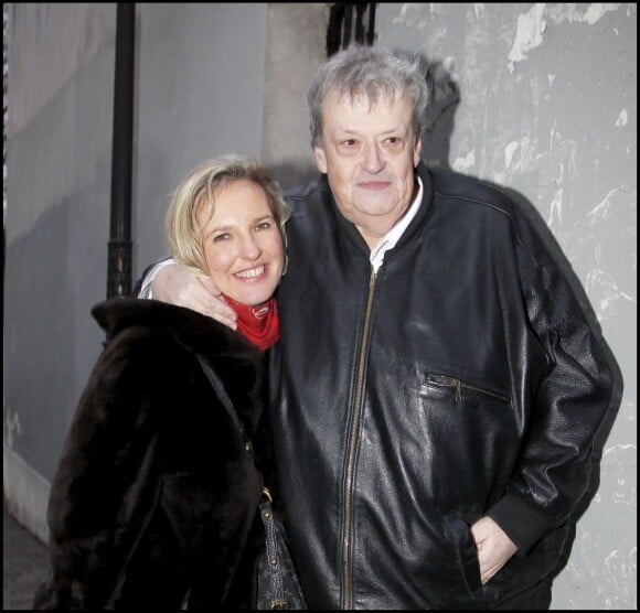 Guy Carlier et Joséphine Dard à Paris, le 16 décembre 2010.