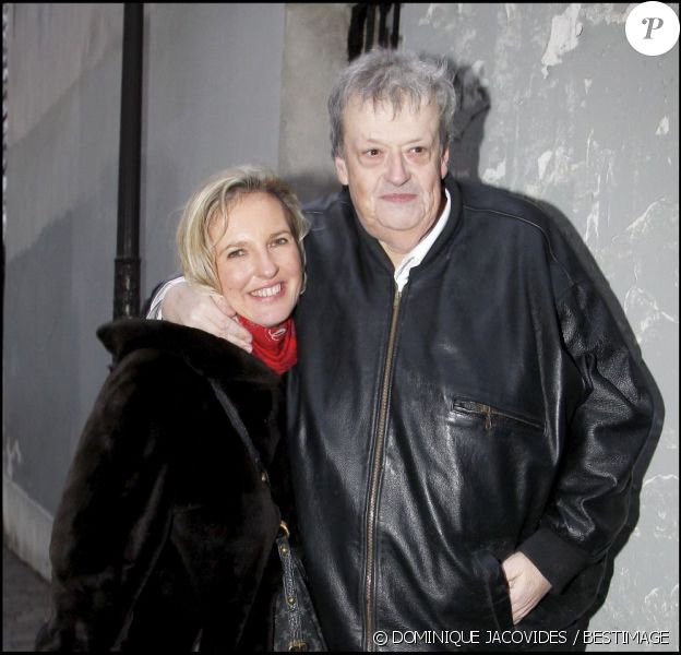 Guy Carlier et Joséphine Dard à Paris, le 16 décembre 2010.