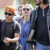 Ryan Gosling et Cate Blanchett tournent le film encore sans titre de Terrence Malick, à Austin, Texas, le 20 octobre 2012.