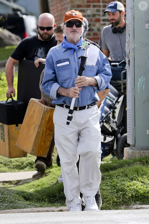 Ryan Gosling et Cate Blanchett tournent le film encore sans titre de Terrence Malick, à Austin, Texas, le 20 octobre 2012.