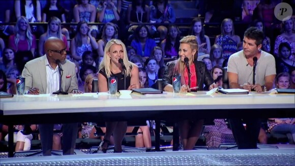 Le jury de l'émission X Factor US - octobre 2012.