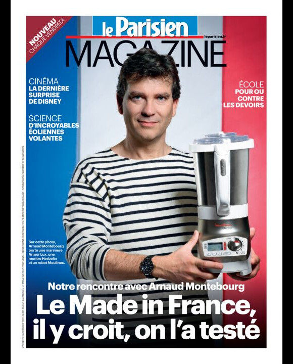 Une du Parisien Magazine avec Arnaud Montebourg, 19 ovtobre 2012.