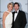 Patrick Dempsey et sa femme Jill Fink à la soirée de l'amfAR à Cannes, le 19 mai 2011.