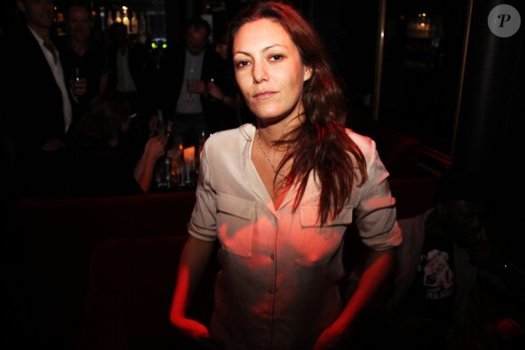 Karole Rocher lors de la soirée A Club organisée par Albane Cleret chez Castel à Paris le 18 octobre 2012