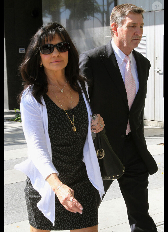 Les parents de Britney Spears se rendent au tribunal de Los Angeles, le mardi 23 octobre 2012.