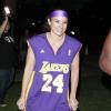 La mystérieuse amie de Seal, déguisée en basketteuse, à la soirée Halloween de Beverly Hills, le 26 octobre 2012.