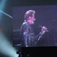 Johnny Hallyday donne un concert à Moscou, le samedi 27 octobre 2012.