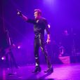 Johnny Hallyday se produit à New York, le 7 octobre 2012, avec son Jamais Seul Tour.
