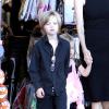 Angelina Jolie takes the kids out to shop for their Halloween costumes at a local Party City Store in Studio City, Los Angeles, CA, USA on October 28, 2012. The 37-year-old actress held tightly onto her twins, Vivienne Marcheline Jolie-Pitt and Knox Léon Jolie-Pitt, while her older daughter Shiloh Nouvel Jolie-Pitt picked out her own accessories. Photo by Ramey Agency/ABACAPRESS.COM29/10/2012 - Los Angeles