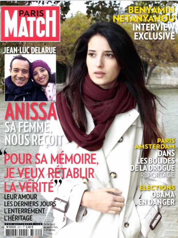 Paris Match, en kiosques le 30 octobre 2012.