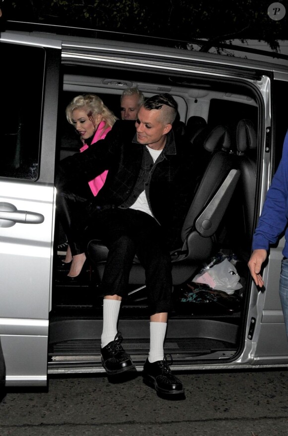 Gwen Stefani et ses acolytes de No Doubt à la soirée Halloween de Jonathan Ross à Londres, le 31 octobre 2012.