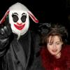 Tim Burton et Helena Bonham Carter à la soirée Halloween de Jonathan Ross à Londres, le 31 octobre 2012.