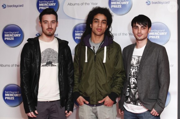 Roller Trio à la cérémonie du Mercury Prize, à The Roundhouse à Londres, le 1er novembre 2012.