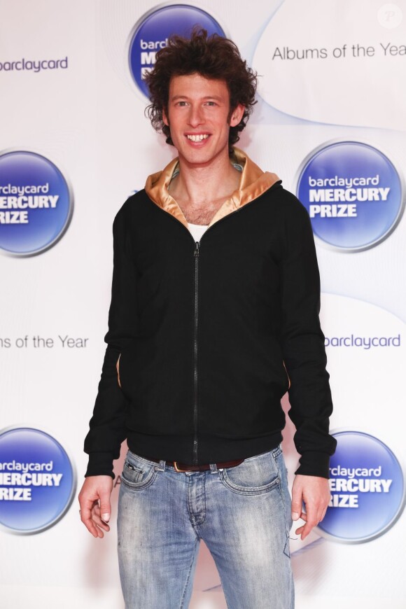 Sam Lee à la cérémonie du Mercury Prize, à The Roundhouse à Londres, le 1er novembre 2012.