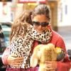 Katie Holmes et Suri à New York le 3 novembre 2012.