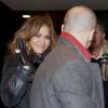 Jennifer Lopez quitte son concert avec son compagnon Casper Smart et signe des autographes à Copenhague, le 3 novembre 2012