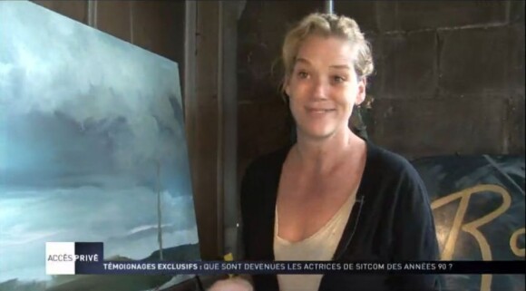 Rochelle Redfield vit désormais de sa passion la peinture dans Accès Privé sur M6 le samedi 3 novembre 2012