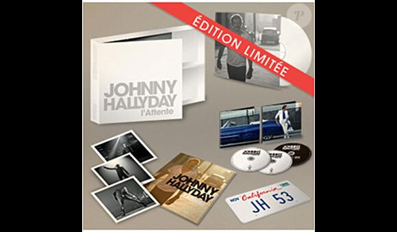 Johnny Hallyday - l'album L'Attente en coffret collector disponible le 12 novembre 2012.