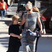 Sharon Stone : Balade et shopping avec son fils Roan qui ne vit pas avec elle
