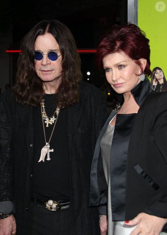 Ozzy Osbourne et son épouse Sharon Osbourne le 1er octobre 2012.