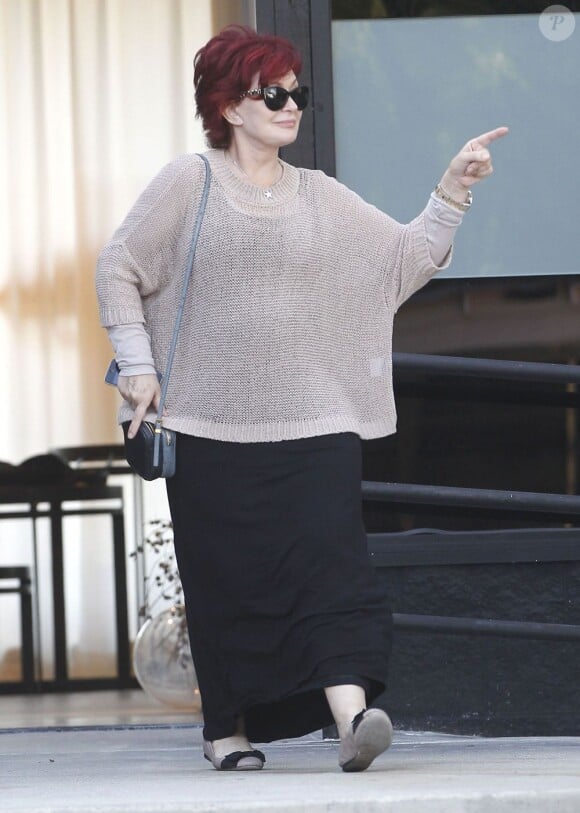 Sharon Osbourne se promène à Los Angeles le 9 mai 2012.
