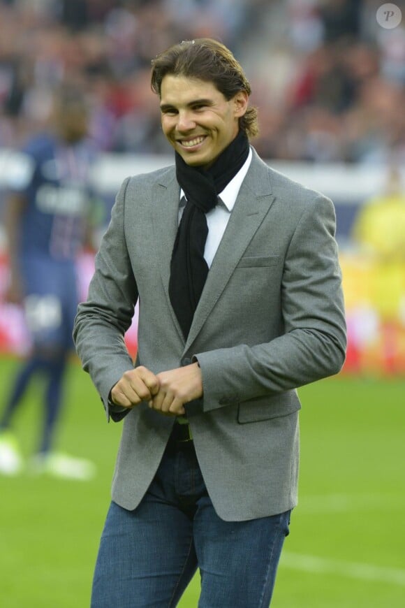 Rafael Nadal au Parc des Princes à Paris le 20 octobre 2012