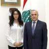 Yamina Benguigui et le président Slimane à Beyrouth les 26 et 27 octobre à l'occasion de l'ouverture du 20ème salon du livre Francophone.