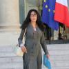 Yamina Benguigui à la sortie du conseil des ministres à Paris le 3 octobre 2012.