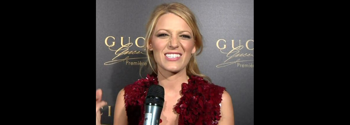 Vidéo Blake Lively Assistait Au Lancement Du Parfum Gucci Première Lors Du Festival De Venise 