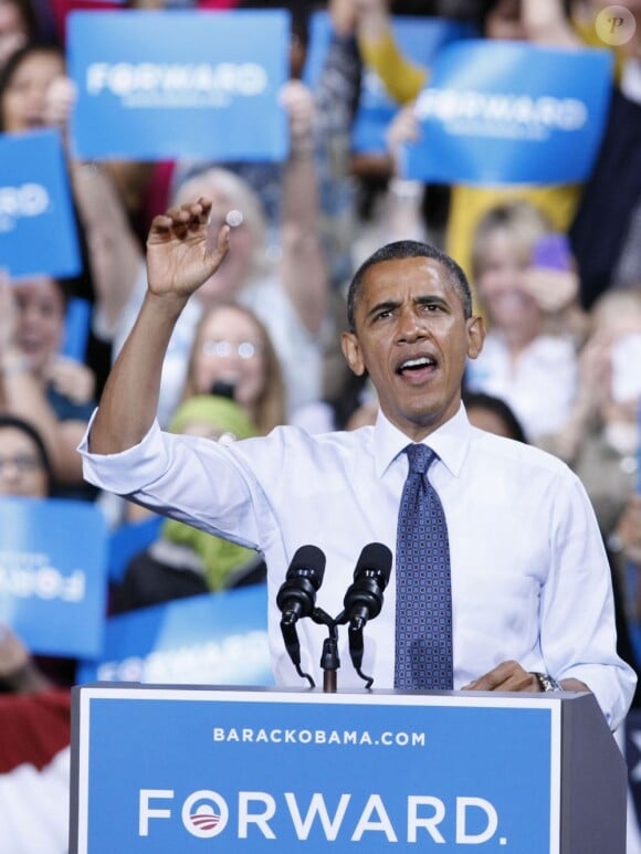 Barack Obama le 5 octobre 2012 à Fairfax.