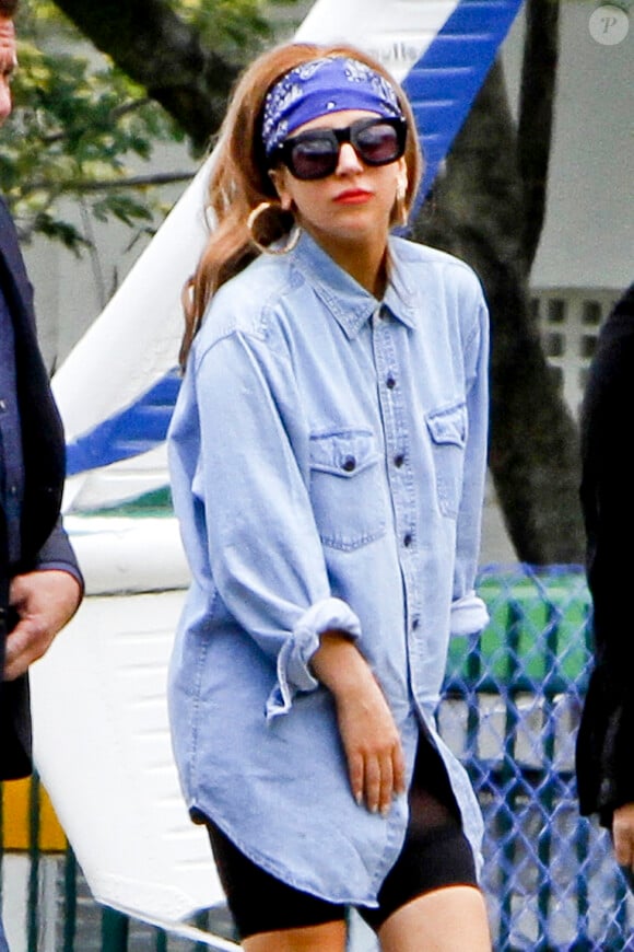 Lady Gaga arrive à Rio de Janeiro le 7 novembre 2012.