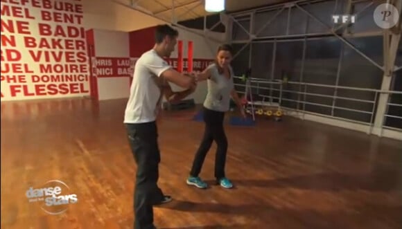 Sandrine Quétier apprend le rouli bouli avec Maxime dans Danse avec les Stars 3 - Promesse tenue