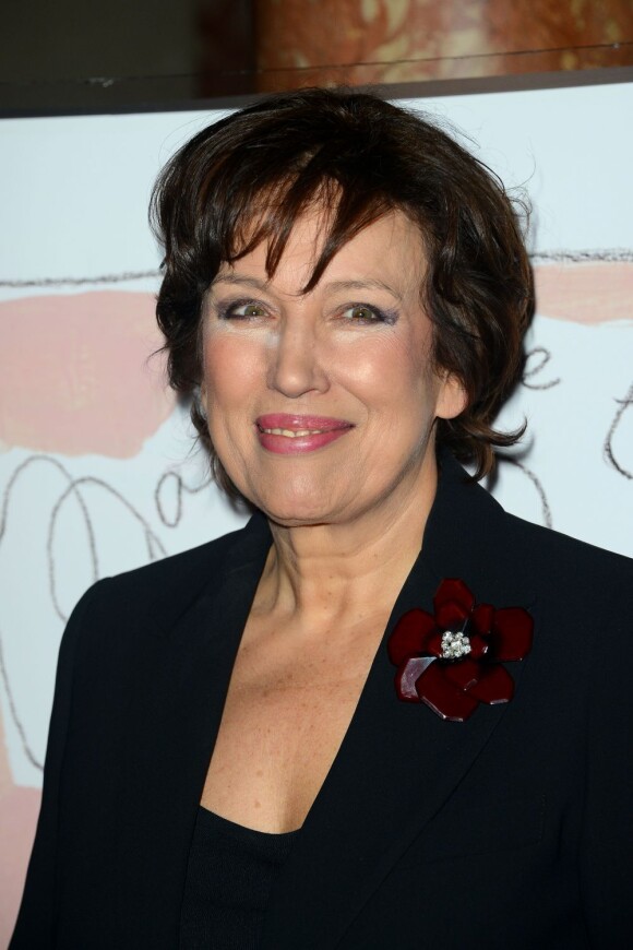 Roselyne Bachelot lors du gala de l'Espoir, au théâtre du Châtelet, à Paris, le 12 novembre 2012