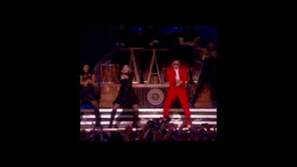 Madonna danse avec Psy : La consécration du Gangnam Style !