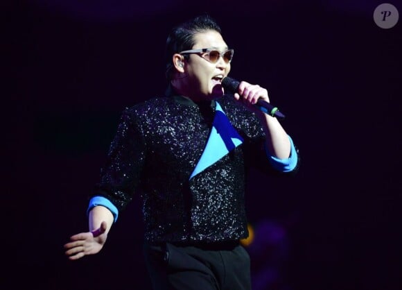 Psy aux MTV Europe Music Awards, le 11 novembre à Francfort.