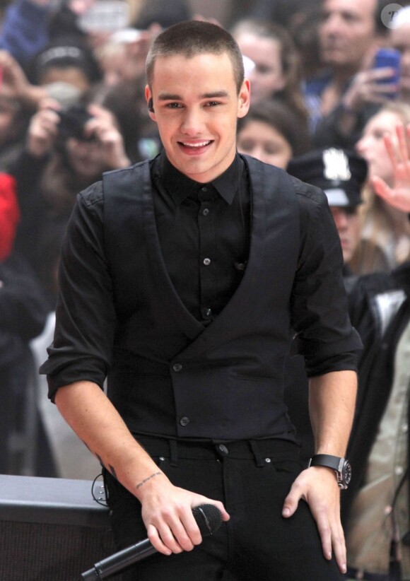 Liam Payne des One Direction à l'émission The Today Show à New York le 13 novembre 2012.